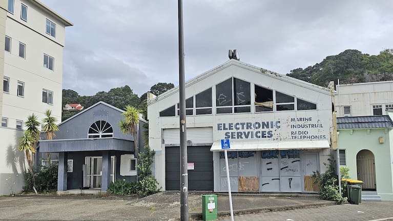 Formerly the home of a picture framing business, 58 The Strand is one of five buildings tagged for demolition.