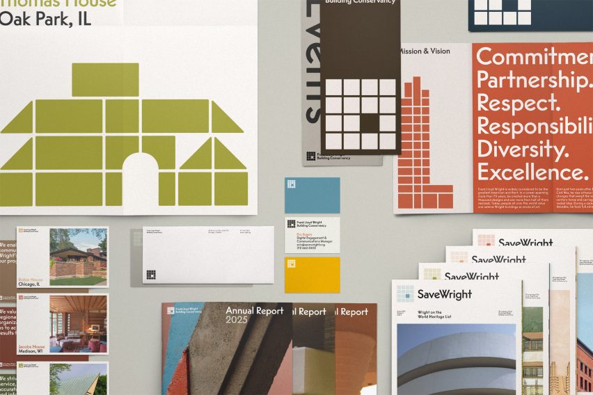 Frank Lloyd Wright rebrand by Order