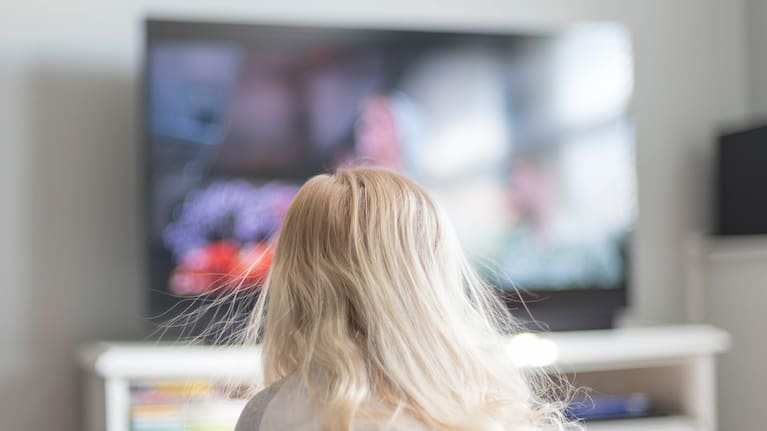 Generic image of child watching TV
