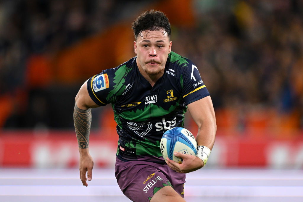 Highlanders winger Caleb Tangitau. File photo: Getty 
