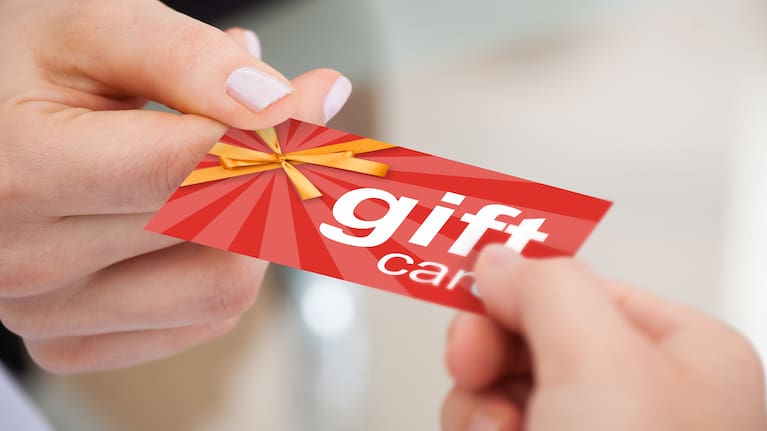 Gift card.