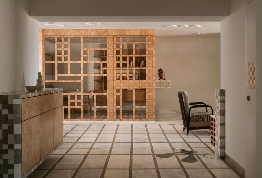 Gingham Dreams apartment in Mumbai by MuseLAB