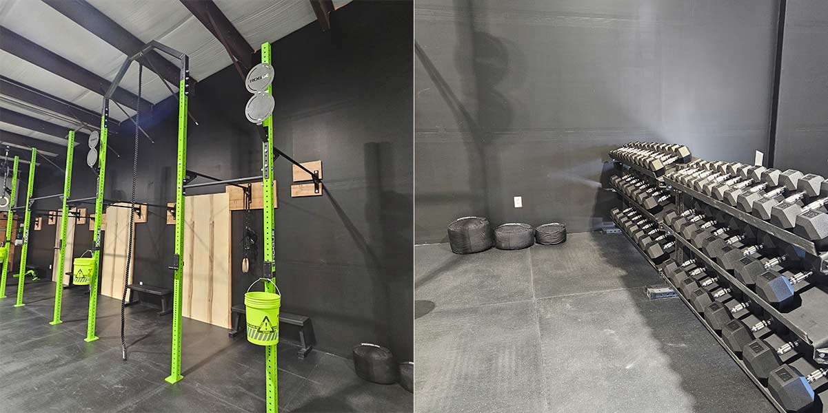 Equipment inside Psychotic Addictions Gym in Ammon. | Courtesy Nikki Roberts