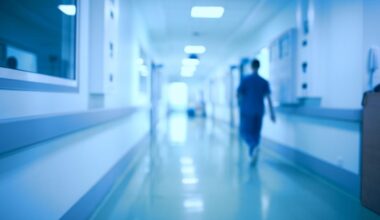 Woman died after fall from stretcher at hospital