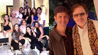 Hrithik Roshan pens emotional note for ex-wife Sussanne Khan's father Sanjay Khan on his birthday, misses 'mom' Zarine Khan, drops unseen PICS also featuring Saba Azad: 'Dad, I want to thank you for...'
