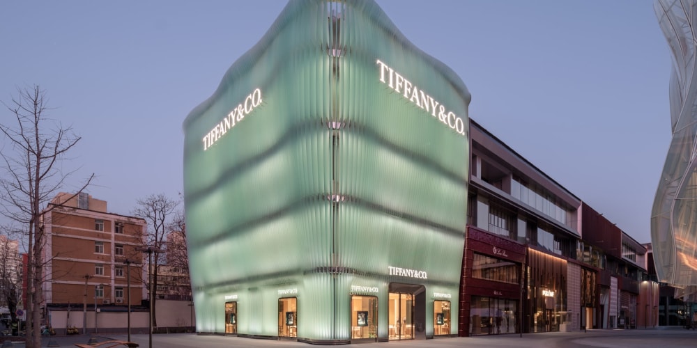 MVRDV Tiffany & Co. Beijing Flagship Store Glass Façade