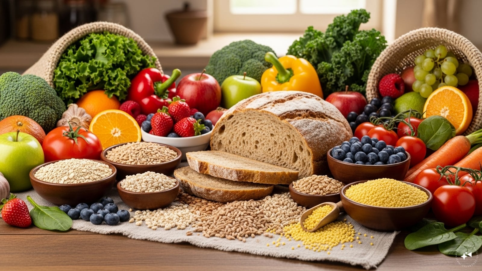 Whole Grains, Seasonal Fruits And Vegetables: Seasonal vegetables not only provide optimal nutrition but also support local farmers, while whole grains promote digestion and help reduce the risk of chronic diseases.