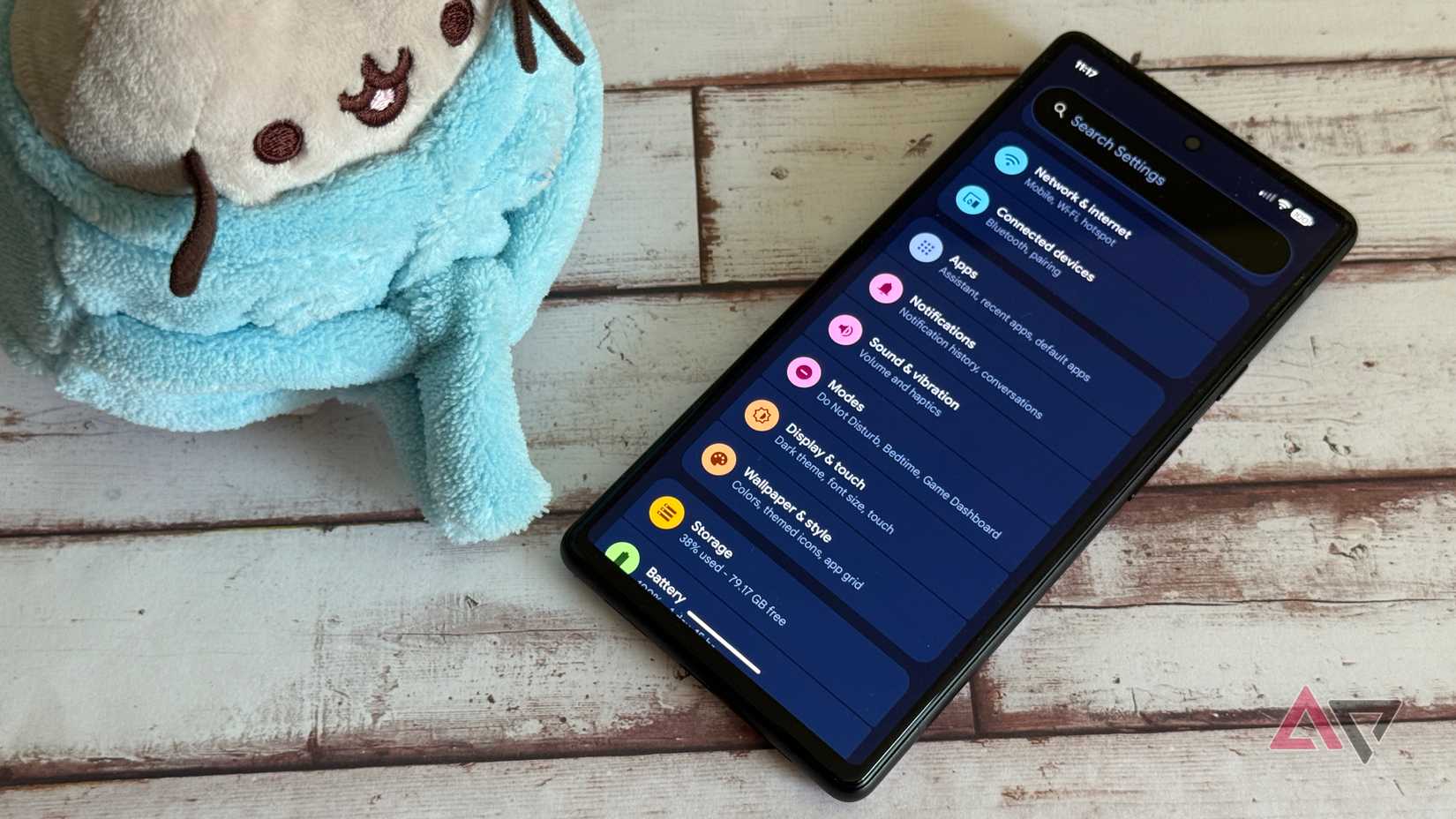 Material 3 Expressive menus running on a Google Pixel 6