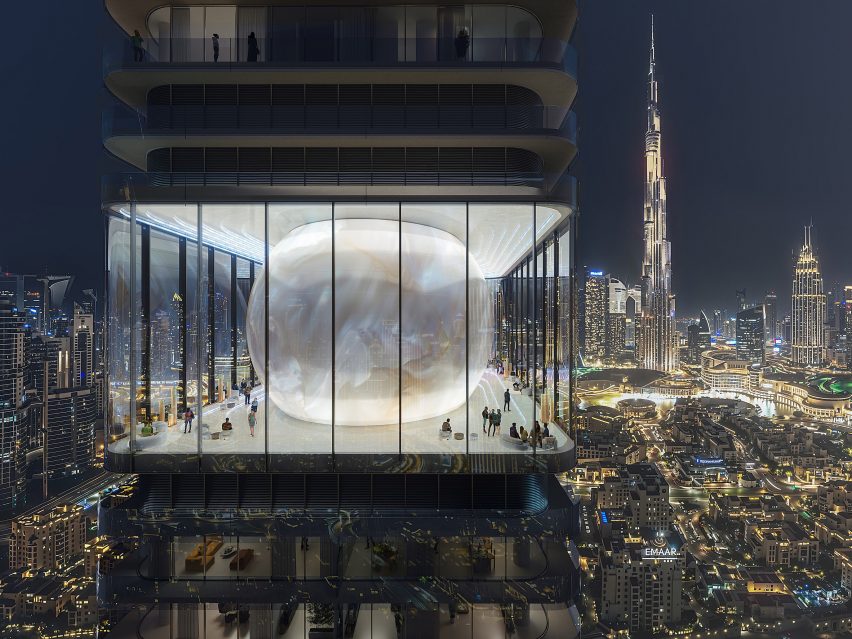 Inaura skyscraper in Dubai by MVRDV