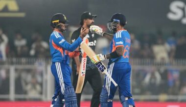 Sharma hits 14-ball 50 as India beats NZ with 10 overs to spare