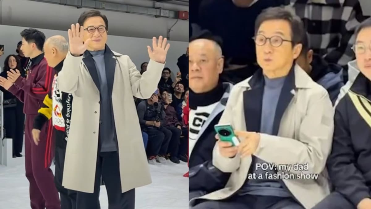 Jackie Chan's 1st Time At Milan Fashion Week Has Fans Amused — “[He Looks Like] An Uncle Who Accidentally Wandered Into A Fashion Show”