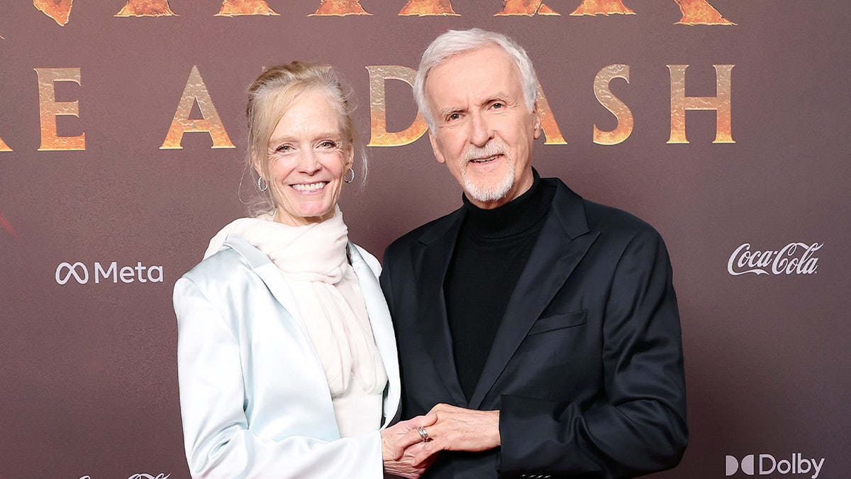 James Cameron walks red carpet with wife Suzy Amis Cameron