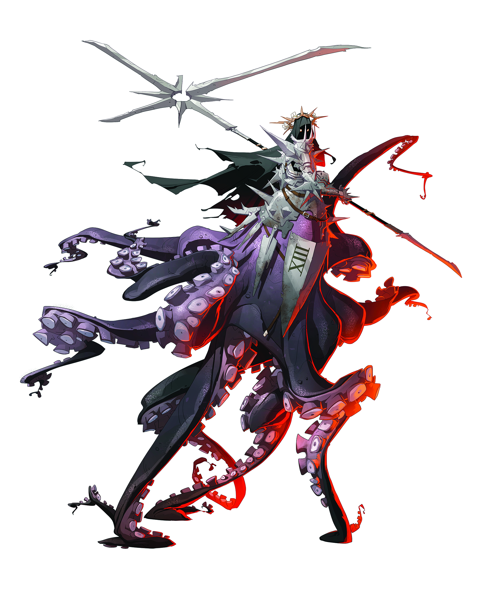 Digital art showing a fantasy character