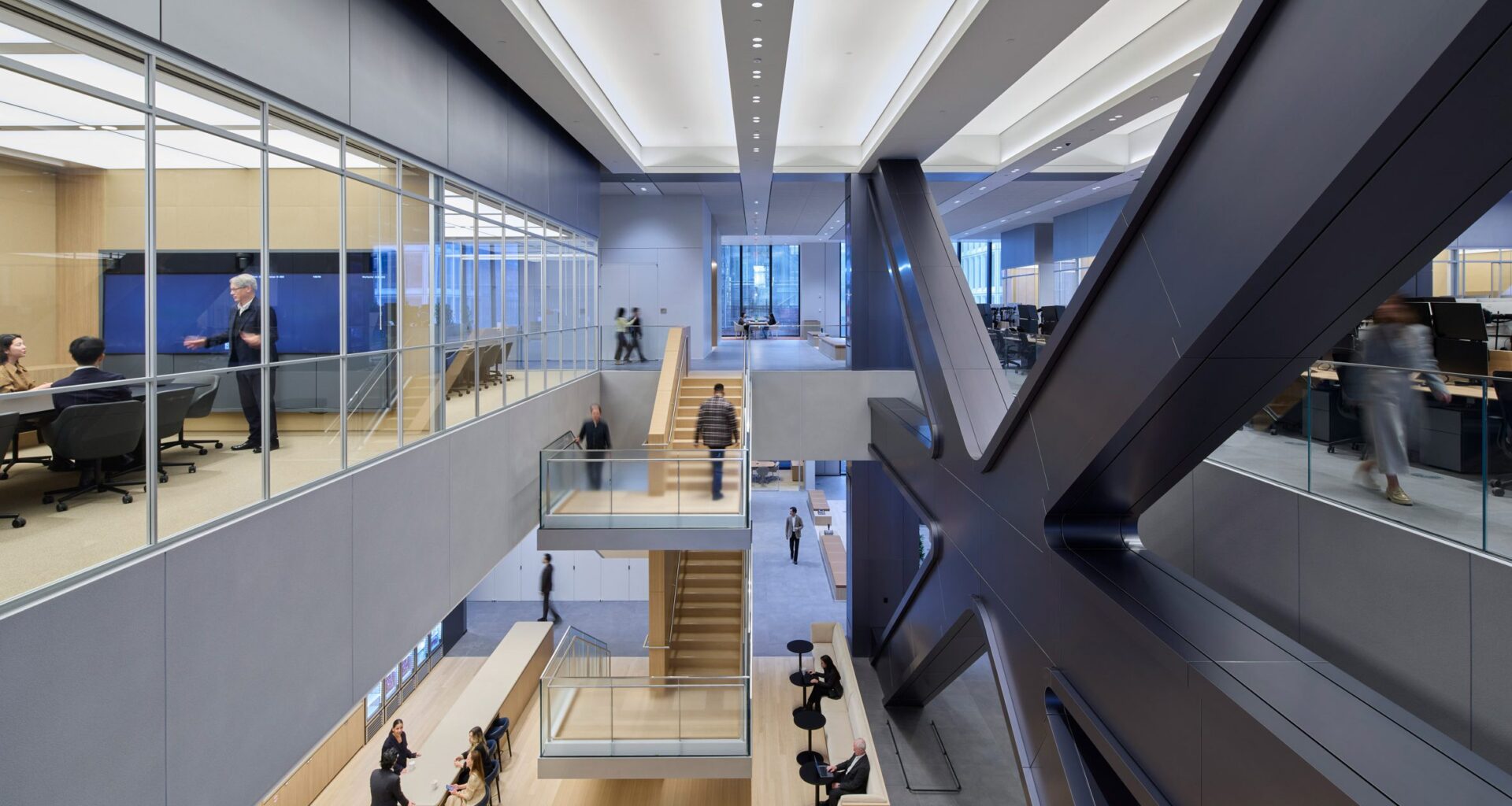 JPMC HQ interiors by SOM