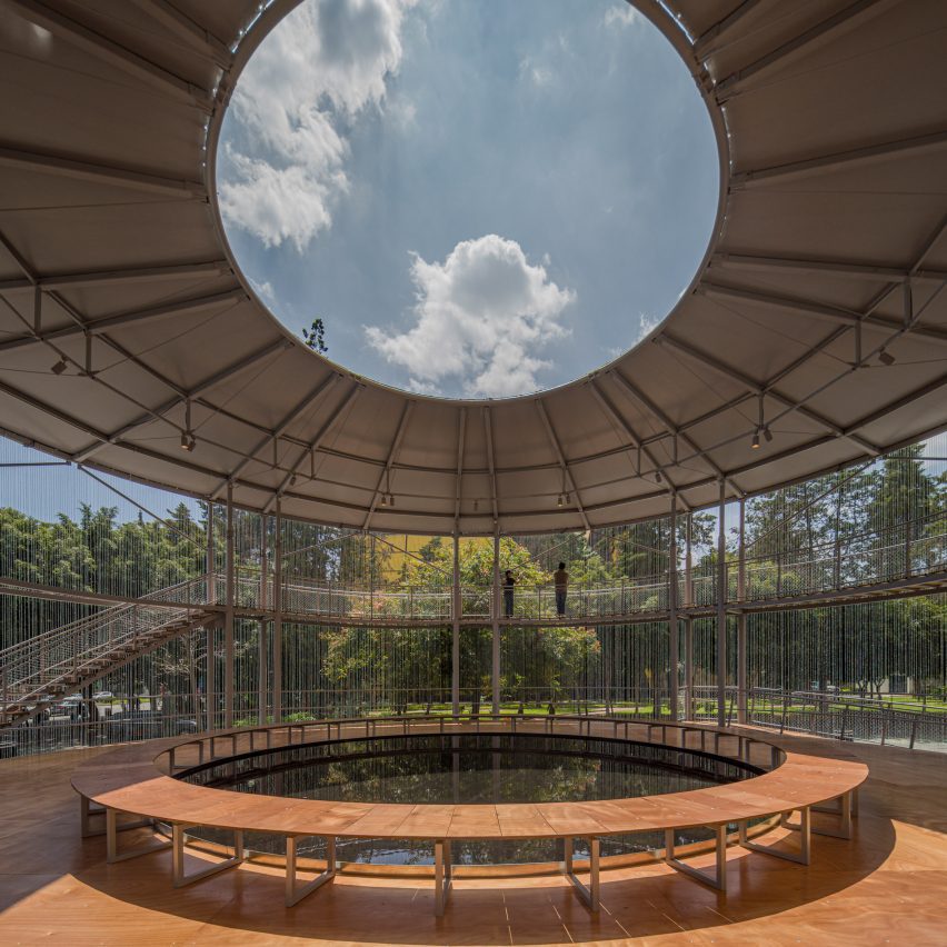 Lanza Atelier pavilion in Mexico City