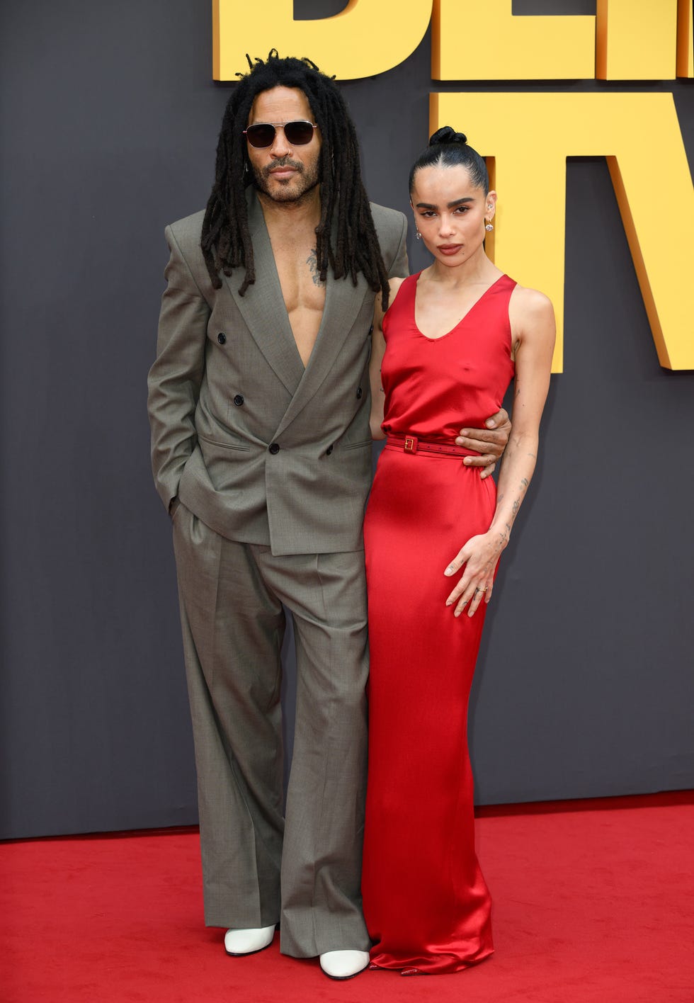 Lenny and Zoe Kravitz lenny and zoe kravitz