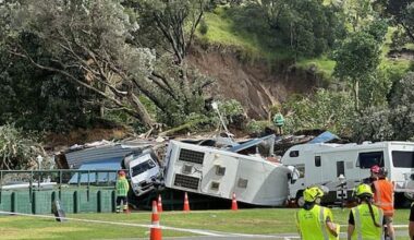 Several people unaccounted for after slip at Mount Maunganui campsite