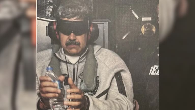 Maduro and his Wife are now on the battleship Iwo Jima.