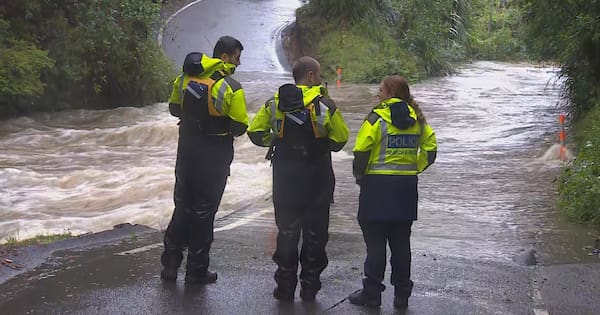 Driver swept away by river north of Auckland a father-of-four