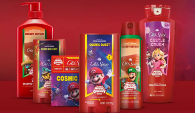 Full Old Spice x The Super Mario Galaxy Movie product line revealed