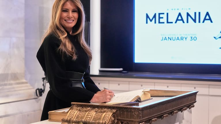 Melania will premiere today at the Kennedy Centre, where the Trumps are expected to walk the red carpet before the film opens in theatres worldwide.