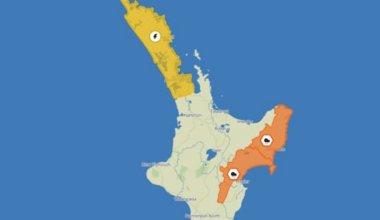 Severe thunderstorms and heavy rain warnings for parts of North Island