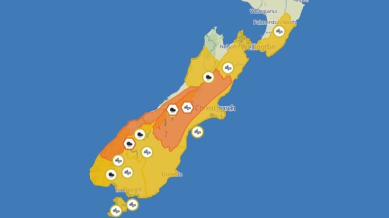 MetService has issued severe weather warnings and watches this weekend.