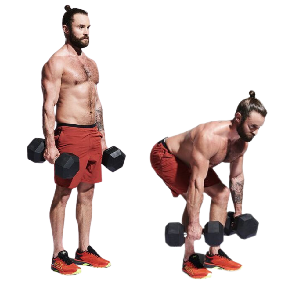 dumbbell romanian deadlift