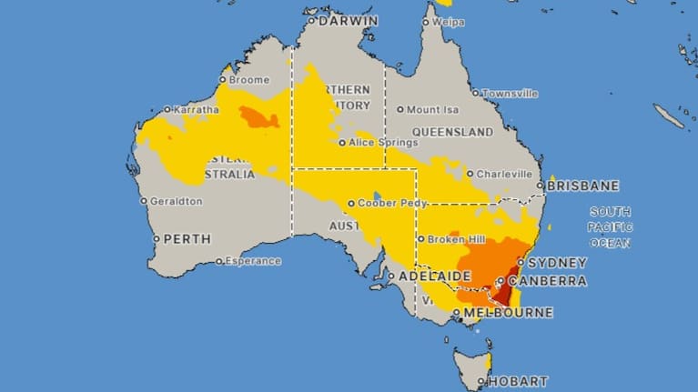 Millions of residents in NSW and Victoria are bracing for extreme heatwave conditions from Wednesday to Friday.