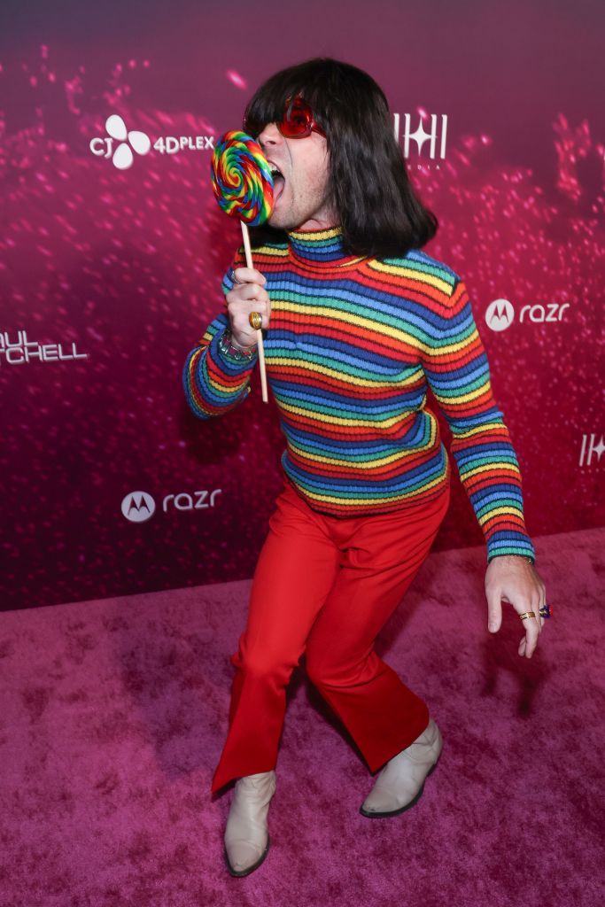 Mr. Fantasy attends a premiere for the documentary "Infinite Icon: A Visual Memoir" in Los Angeles, California