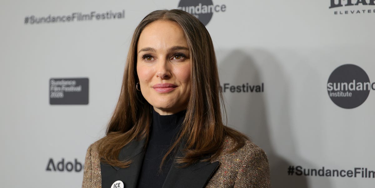 Natalie Portman Wears Her ‘ICE Out’ Pin at Sundance Film Festival