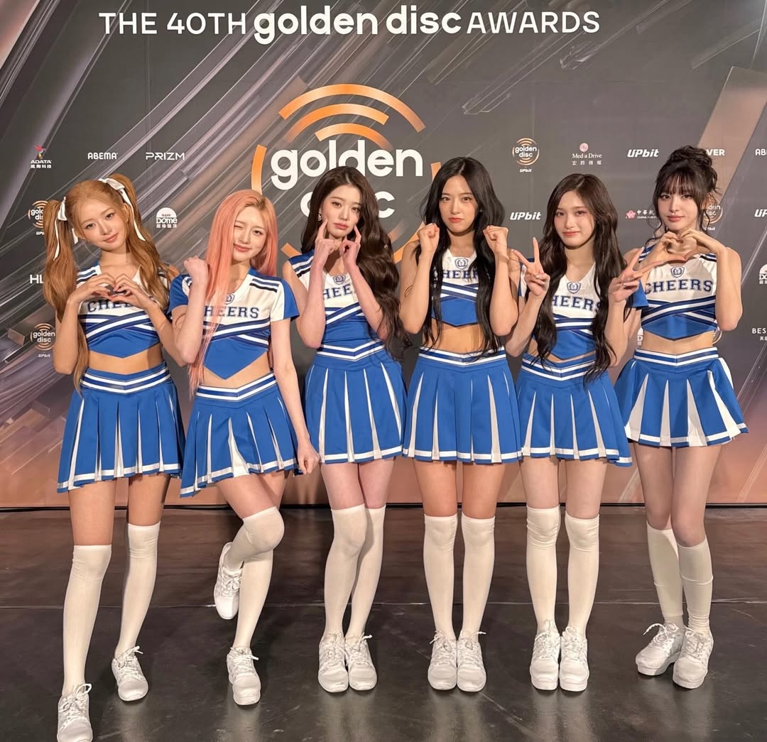 Ive poses for a photo at the 40th Golden Disc Awards, held at the Taipei Dome in Taiwan, Saturday. (Starship Entertainment)