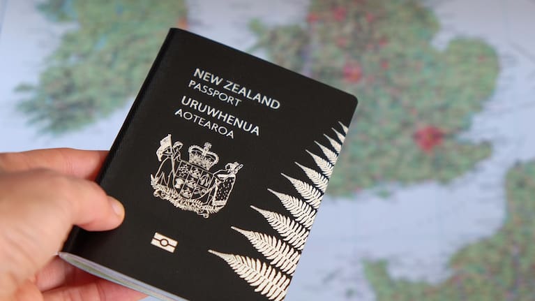 A New Zealand passport (file picture).