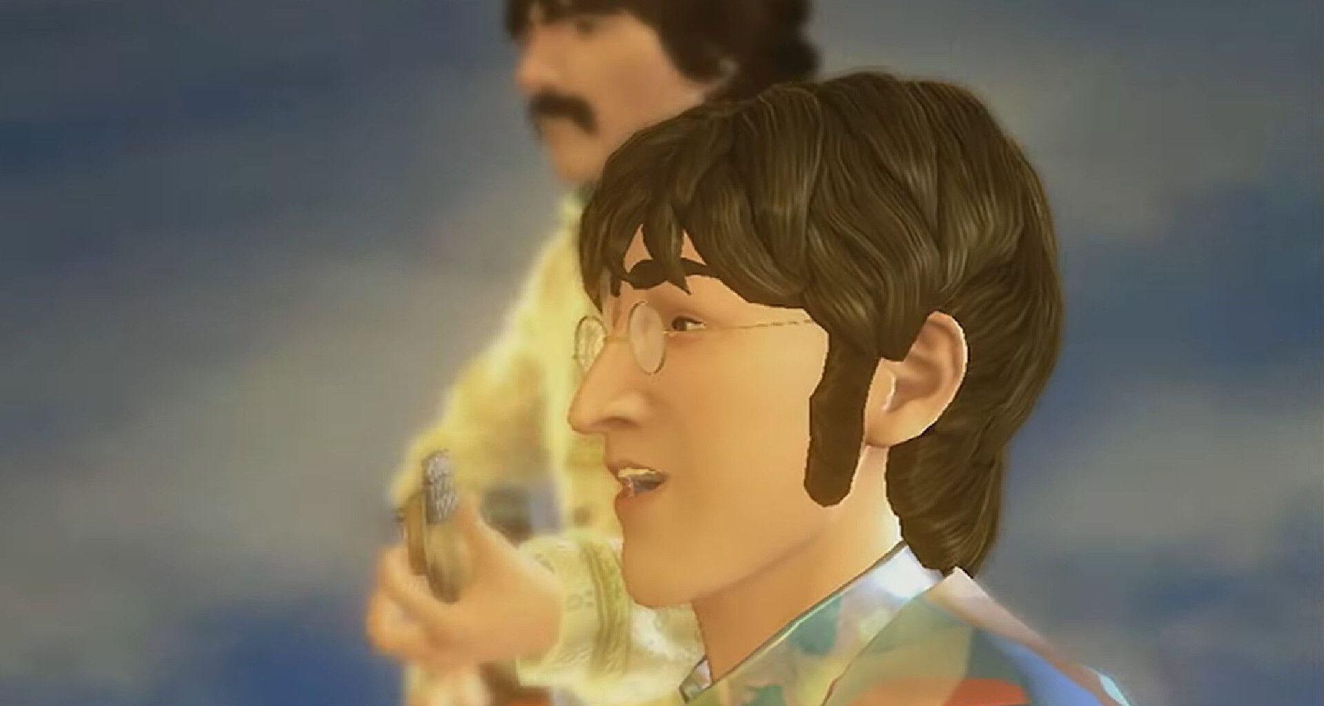 John Lennon as he appears in The Beatles: Rock Band