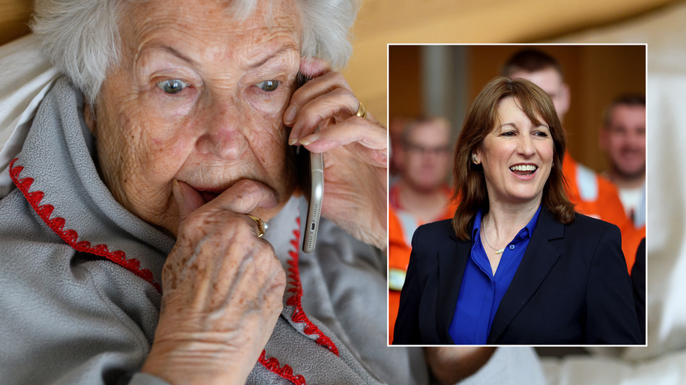 Older woman looking worried