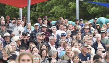 Wet track no worry for racing crowd