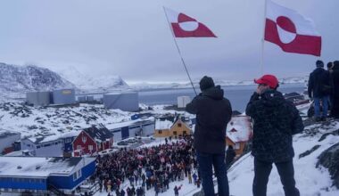 Thousands march in Greenland to support Arctic island amid threats