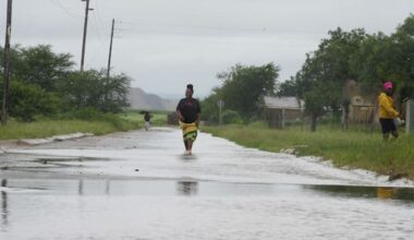 South Africa declares a national disaster over flooding, severe weather