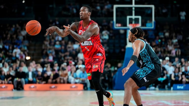 Perth Wildcats forward Kristian Doolittle during the Breakers v Wildcats NBL Basketball match at Spark Arena, Auckland, New Zealand.