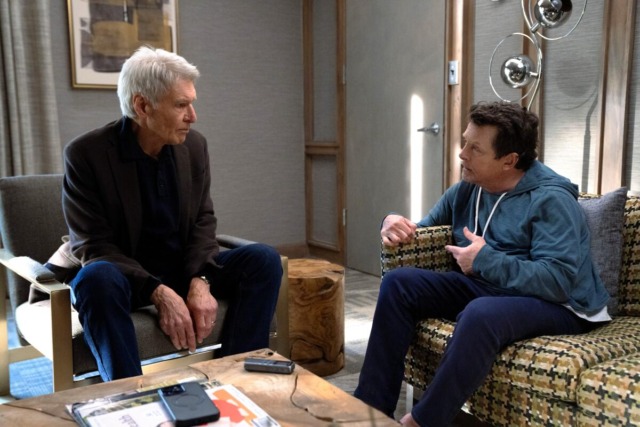 Harrison Ford & Michael J. Fox in 'Shrinking' Season 3