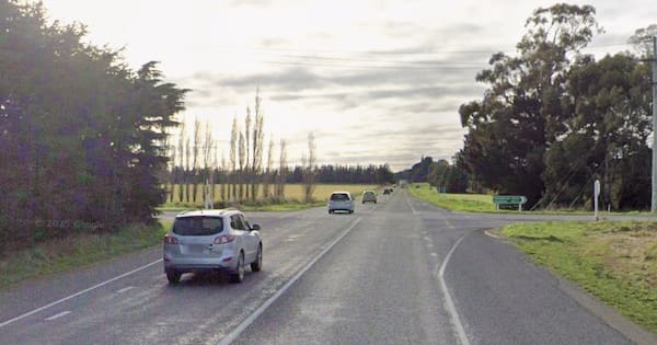 Four injured, part of highway closed after Canterbury crash