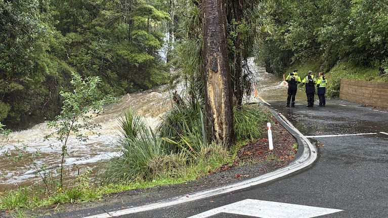 Police Search and Rescue at the scene.