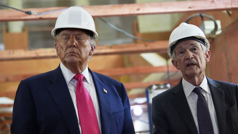 President Donald Trump and Federal Reserve Chair Jerome Powell.