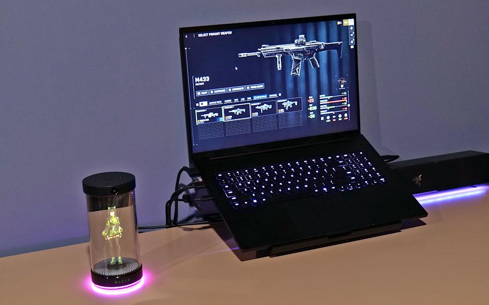 The new peripheral for Project Ava is a cylinder that can display a 5.5-inch hologram of an AI companion.