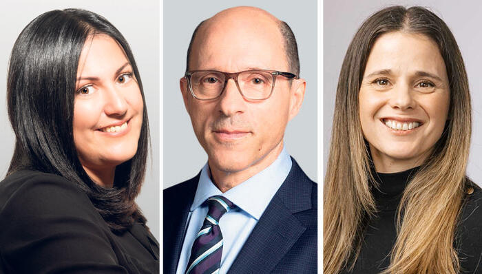 Hilla Ovil-Brenner, Yuval Horn, Maya Eisen Zafrir מימין מיה אייזן-צפריר יובל הורן הילה אוביל-ברנר