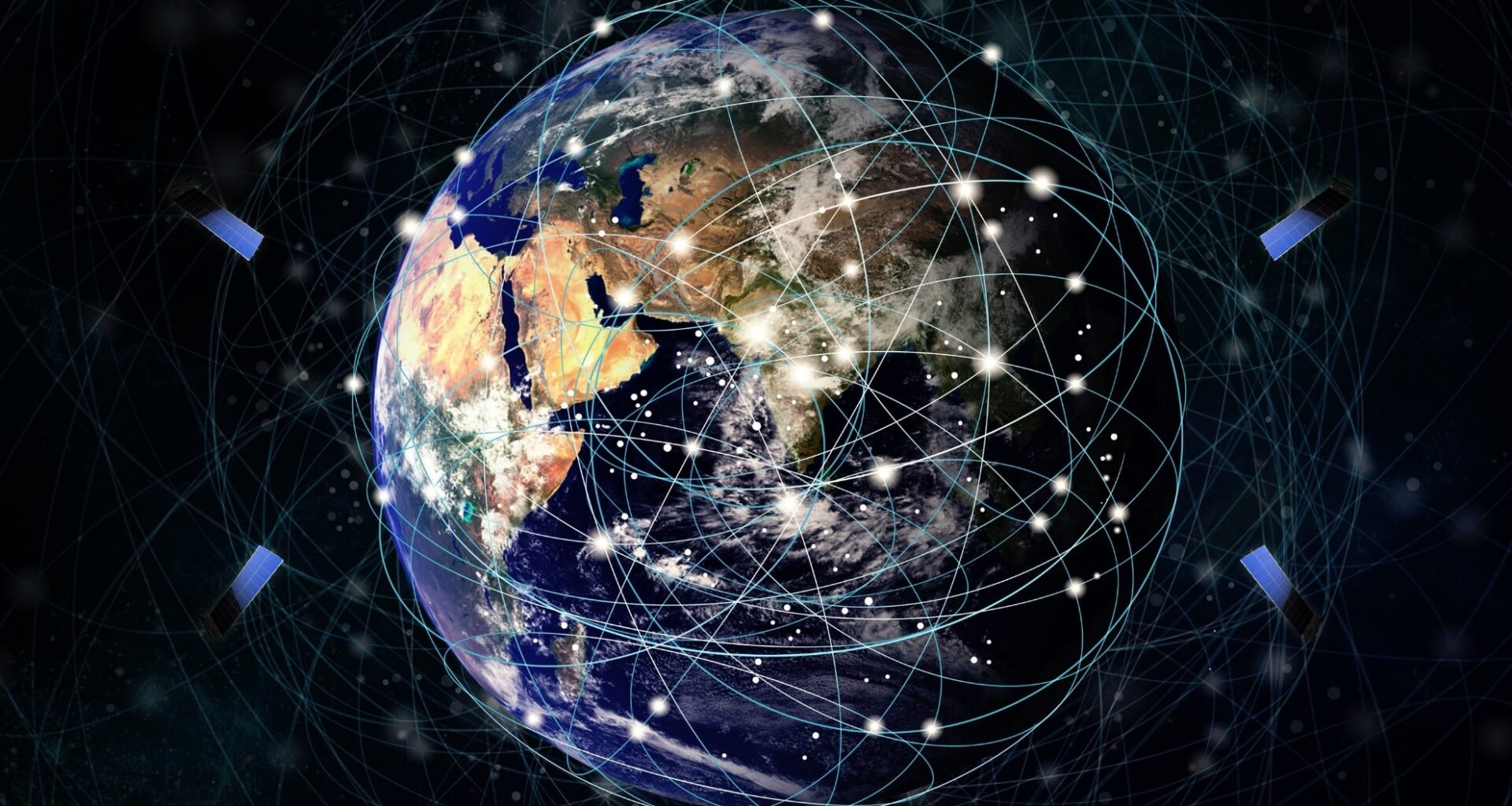 Satellites Orbit The Earth