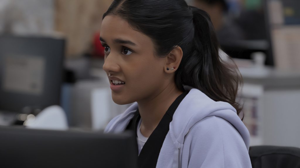 shabana azeez as dr. javadi in the pitt season 