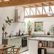 Kitchen and dining room of A Simple Addition by OEB Architects