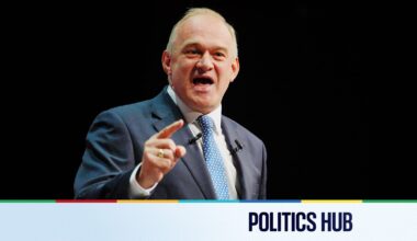 Politics latest: Ed Davey unveils plan to slash A&E wait times | Politics News