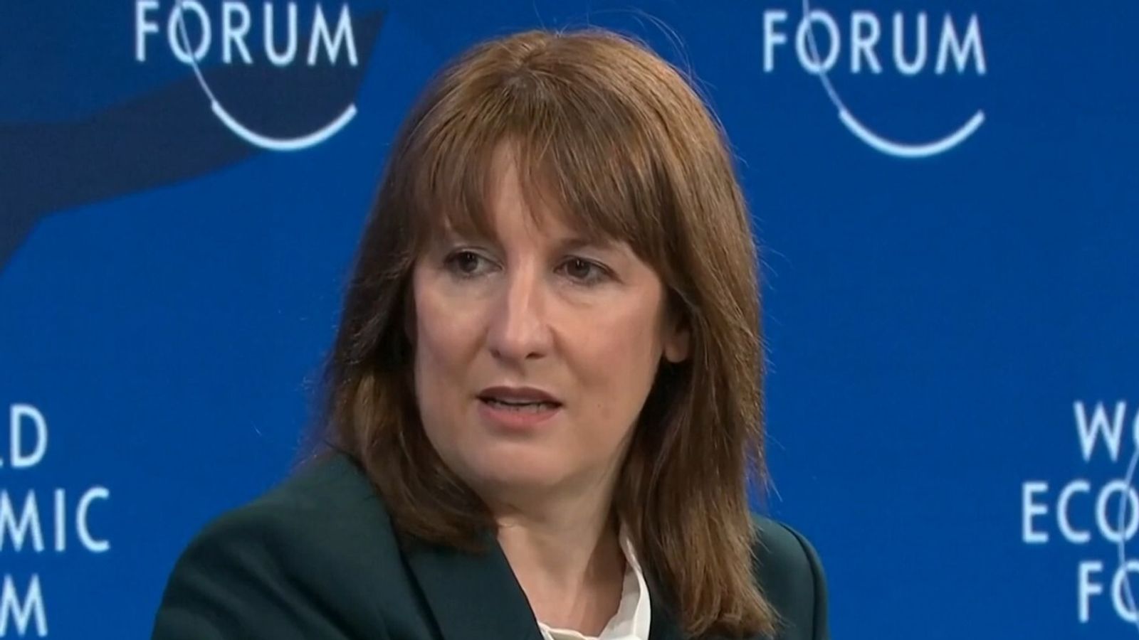 Chancellor Rachel Reeves at the World Economic Forum in Davos